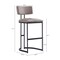 Manhattan Comfort Juno Metal Barstool in Taupe BS1641-2 - alternate 7
