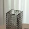 Uniquewise 10-Inch Square Frosted Gray Glass Table Vase - A Timeless Centerpiece for Dining Tables,  QI004738.GY.S - alternate 4