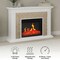 Northwest Electric Fireplace with Mantel Freestanding Heater with Remote Control Adjustable LED Flames 80-FPWF-M1 - alternate 10