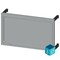 Siemens ALPHA 400/630 DIN assembly kit front cover for unequipped panel 40 mm 8GK4501-2KK23 - alternate 2