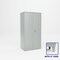 Pucel Wardrobe Locker with 3 Drawers With Legs, 36 in W x 78 in H x 24 in D, Gray WSC-3672-24-3DL - alternate 1
