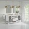 James Martin Vanities Breckenridge 60 in. Double Vanity, Bright White, w/ 3 CM Victorian Silver Quartz Top 330-V60D-BW-3VSL - alternate 2