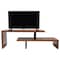 Leisuremod Orford TV Stand with MDF Shelves and Powder Coated Iron Legs, Walnut ORS88NW - alternate 6
