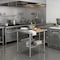 Amgood 30 in. x 36 in. All Stainless Steel Work Table, 35in. Height Commercial Prep Table with AMG WTSS-3036-Z - alternate 7