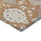 Homeroots 3' X 5' Copper Ivory And Gray Damask Washable Indoor Outdoor Area Rug 599406 - alternate 5