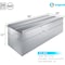 Amgood 18 in. x 48 in. Stainless Steel Drop-In Ice Bin with Sliding Lid AMG ICE BIN DIIB-184810-Z - alternate 7