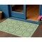 Homeroots 3' X 5' Green And Ivory Geometric Washable Indoor Outdoor Area Rug 610805 - alternate 1