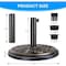 Simple Deluxe 17.91' 19.8 LBS Patio Umbrella Base Heavy Duty Market Umbrellas Round Stand for Outdoor, Poolside,  LGBRLABASERESINROUND9 - alternate 4