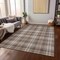 Homeroots 3' X 5' Brown Beige And Gold Plaid Washable Indoor Outdoor Area Rug 597093 - alternate 6