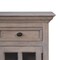 Homeroots 24" Gray Solid Wood And Glass Distressed Two Drawer Nightstand 651592 - alternate 11