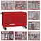 Teng Tools 615 Piece PRO35 53 Inch Wide Red Mega Master Roller Cabinet Tool Kit - TKW53R615T - alternate 1