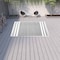 Homeroots 9' X 12' Gray Striped Handmade Indoor Outdoor Area Rug 533583 - alternate 4