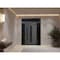 Vdomdoors Front Exterior Prehung Steel Door Ronex0130 Grey 2 Sidelight and Transom Window Sidelite Entry RONEX0130EXD-GRE-W16+36+16 X H80+16-LH-I - alternate 3