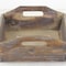Homeroots Dark Brown Finish Wood Serving Tray With Handles 379869 - alternate 4