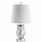 Jonathan Y Night Owl 19" Glass/Crystal LED Table Lamp, Silver/Ivory JYL4010A - alternate 4