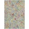 Homeroots 8' X 10' Gray Fern Green And Artichoke Green Paisley Washable Indoor Outdoor Area Rug 588615 - alternate 6