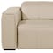 Homeroots 77in Cream and Brown Italian Leather Power Reclining Loveseat With Storage 720545 - alternate 5