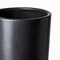 Homeroots 17" Black Abstract Cylinder Ceramic Table Vase 397544 - alternate 2