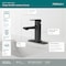 Peerless 6.13 in. Ezra Single Top Handle Lavatory Faucet in Matte Black P1571LF-BL - alternate 4