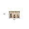 Homeroots Set of Three Boa Faux Niche 3D Peel and Stick Wall Decals, 3PK 565386 - alternate 2