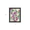 Homeroots Abstract Floral Black Framed Print Wall Art 529921 - alternate 3