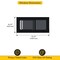 Brixwell 1403mm x 666mm Ram ProMaster Van Glass Window, Passenger 1st Half Slider with Internal Screen DTRAM017-INT - alternate 5