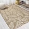 Jonathan Y Nevis Palm Frond Brown/Beige 4 ft. x 6 ft. Indoor/Outdoor Area Rug SMB119A-4 - alternate 7