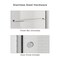 Fab Glass And Mirror Bypass Sliding Tub Shower Door Sorrento Lux Series Adjustable 56in-60in Width 58in Height - Semi-F SHSOL60X58CH - alternate 4