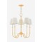 Hudson Valley Lighting Amina 26.5 in. Chandelier Aged Brass 6927-AGB - alternate 5