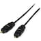 Startech.Com 15 ft Thin Toslink Digital Optical SPDIF Audio Cable THINTOS15 - alternate 1