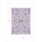 Homeroots 9' X 12' Purple And Ivory Damask Washable Indoor Outdoor Area Rug 614453 - alternate 5