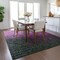 Homeroots 3' X 5' Blush And Dark Gray Ombre Washable Indoor Outdoor Area Rug 602857 - alternate 6