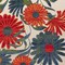 Homeroots 10' X 14' Ivory Orange Blue Green And Red Floral Indoor Outdoor Area Rug 548106 - alternate 4