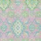 Homeroots 8' X 10' Pink Green And Blue Oriental Washable Indoor Outdoor Area Rug 597707 - alternate 4