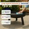 Pure Garden Outdoor Wood Burning Fire Pit, Black 50-LG1200 - alternate 9