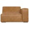 Homeroots 44" Sienna Leather Modular Sofa With Brown Legs 641034 - alternate 1
