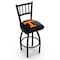 Holland Bar Stool Co 30" Blk Wrinkle Tennessee Swivel Bar Stool, Jailhouse Back L01830Tennes - alternate 1