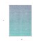 Homeroots 3' X 5' Sky Blue And Teal Blue Ombre Washable Indoor Outdoor Area Rug 588984 - alternate 5