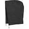 Ironwear 60" PVC/Poly Flame Retardant Raincoat with Corduroy Collar, Black, Small 9221-BFR-SM - alternate 4