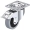 Blickle Swivel Plate Caster, Solid Rbbr, 4", Brake LK-POEV 100KA-14-FI-SG - alternate 1
