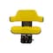 Uni Pro 350 Utility Mechanical Suspension Seat | Yellow Vinyl 8781 - alternate 9