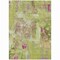 Homeroots 3' X 5' Lime Green Ivory And Pink Abstract Washable Indoor Outdoor Area Rug 596872 - alternate 5