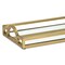 Homeroots 32in Gold Mirrored Glass Handmade Vanity Tray With Handles 713541 - alternate 7