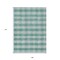 Homeroots 9' X 12' Teal Blue And Ivory Plaid Washable Indoor Outdoor Area Rug 595515 - alternate 8