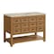 James Martin Vanities Malibu 48" Single Vanity, Amber Birch, w/ 3 CM Tajnar Eclos Top 505-V48-AMB-3TJR - alternate 8