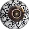 Homeroots 1.5" X 1.5" X 1.5" Black White Copper Knobs, 12PK 321678 - alternate 5