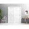 Vdomdoors Closet Bypass Interior Door, 56" x 84", White MELA7444DBD-WS-5684 - alternate 6