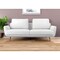 Homeroots 89" Off White Sofa With Black Legs 480934 - alternate 4