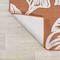 Jonathan Y Tobago High-Low Two-Tone Monstera Leaf Orange/Ivory 5 ft. x 8 ft. Indoor/Outdoor Area Rug HWC100A-5 - alternate 7