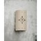 Luxury Lighting Asavva 13 in Tall Starburst Ceramic Outdoor Wall Light, Cottonwood Paint Finish, 2PK (2) 411-36-CW-ud-7-17 - alternate 3